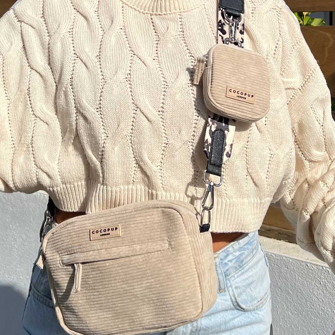 Ivory tote bag strap / COCOPUP