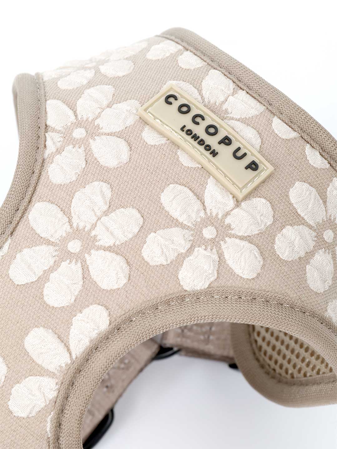 Mocha Flower Luxe Harness / COCOPUP