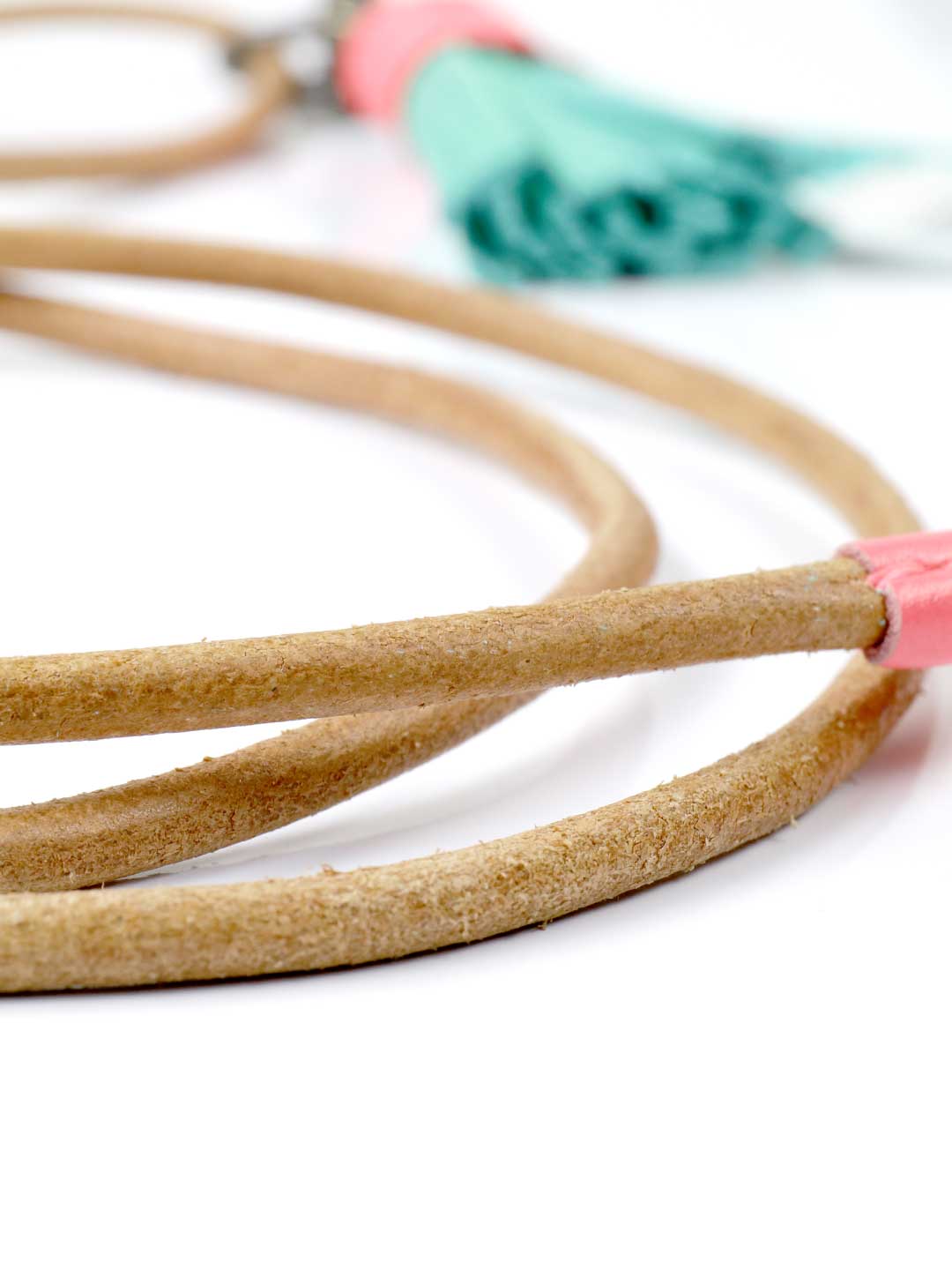 Dusi Leather Dog Lead / DOG WITH A MISSION