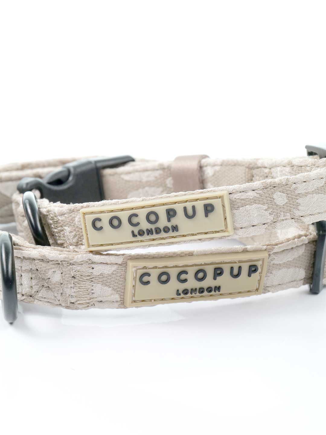 Mocha Flower Dog Collar / COCOPUP