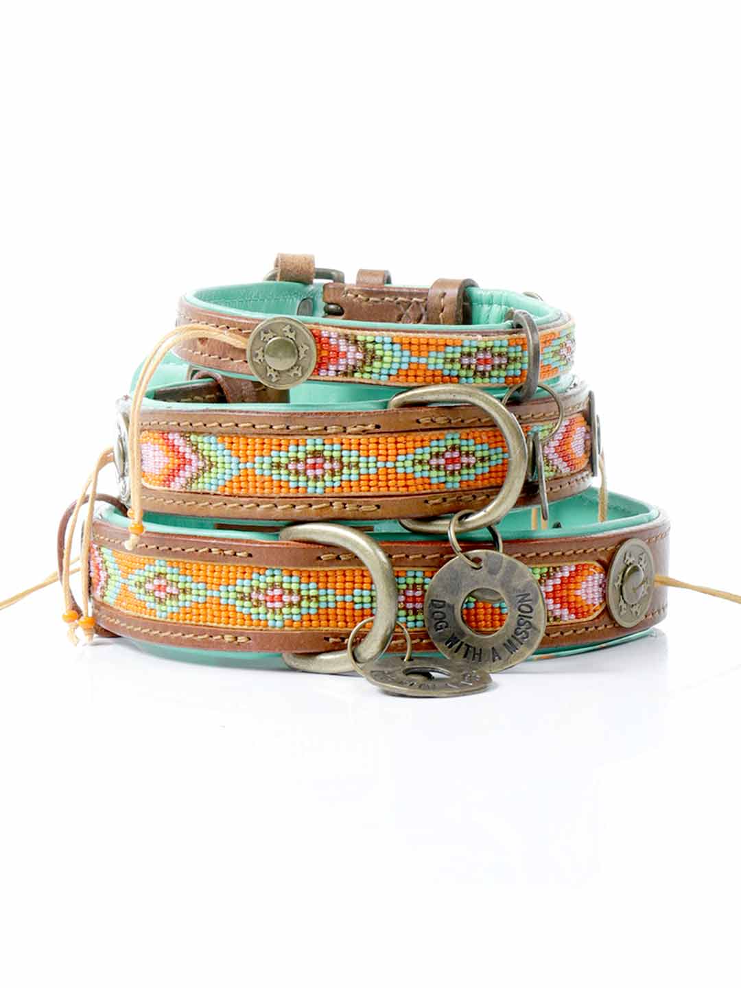 Tiger Lily Dog Collar / DOG WITH A MISSION