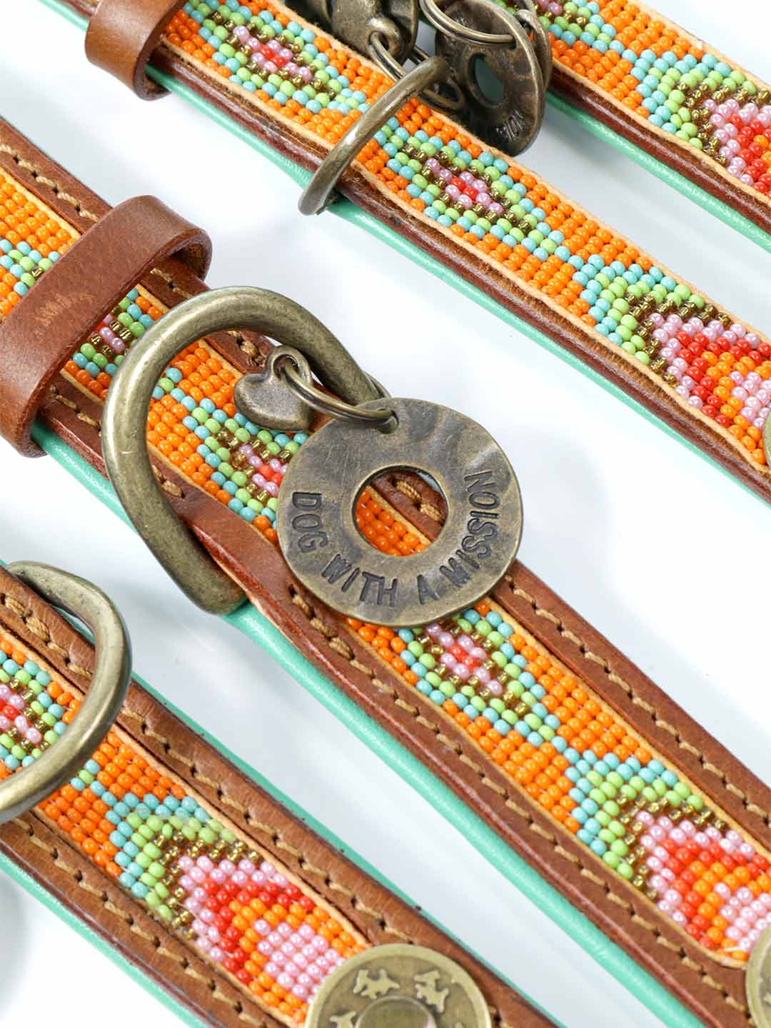 Tiger Lily Dog Collar / DOG WITH A MISSION