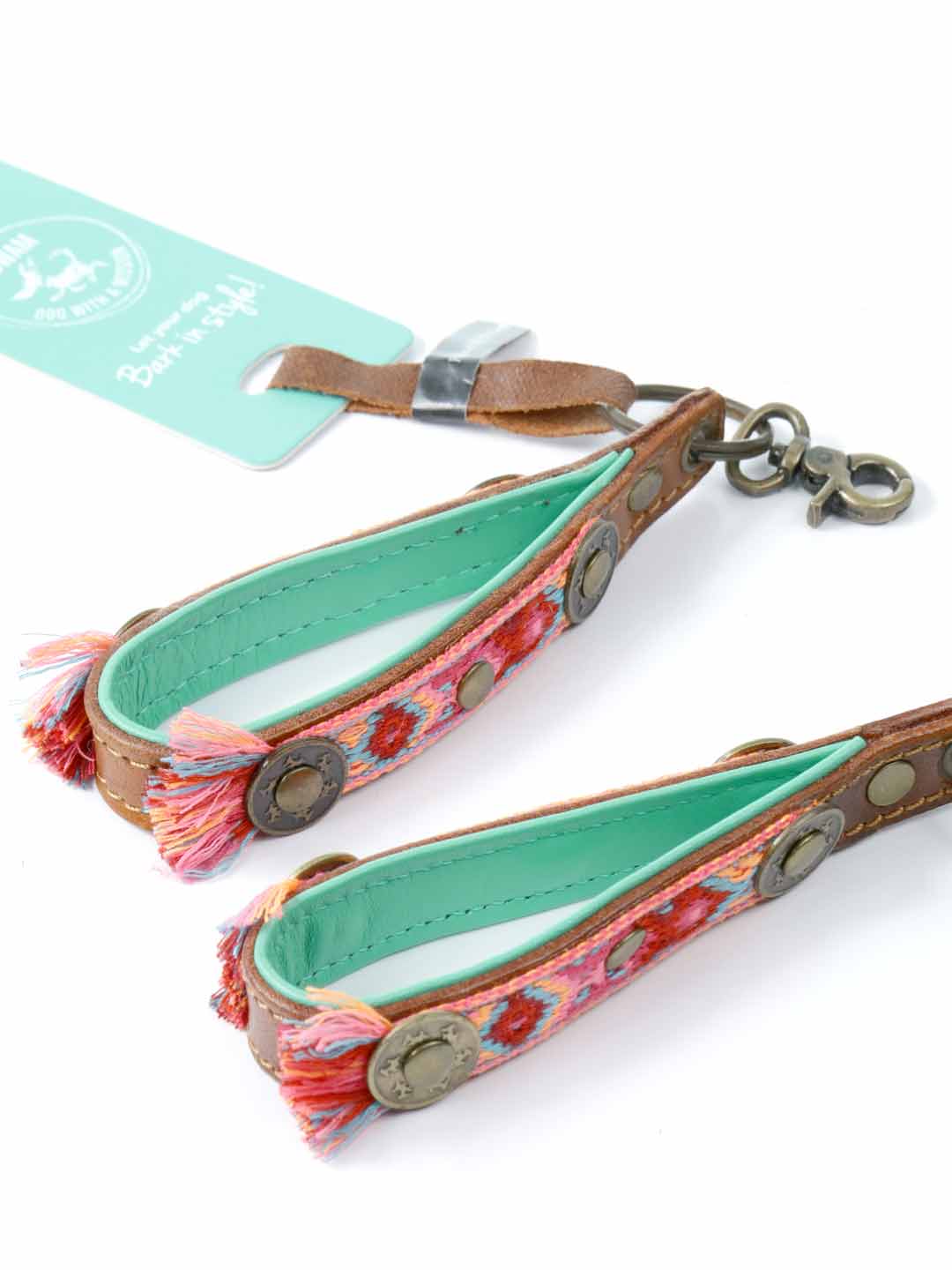 BOHO ROSA KEY RING / DOG WITH A MISSION