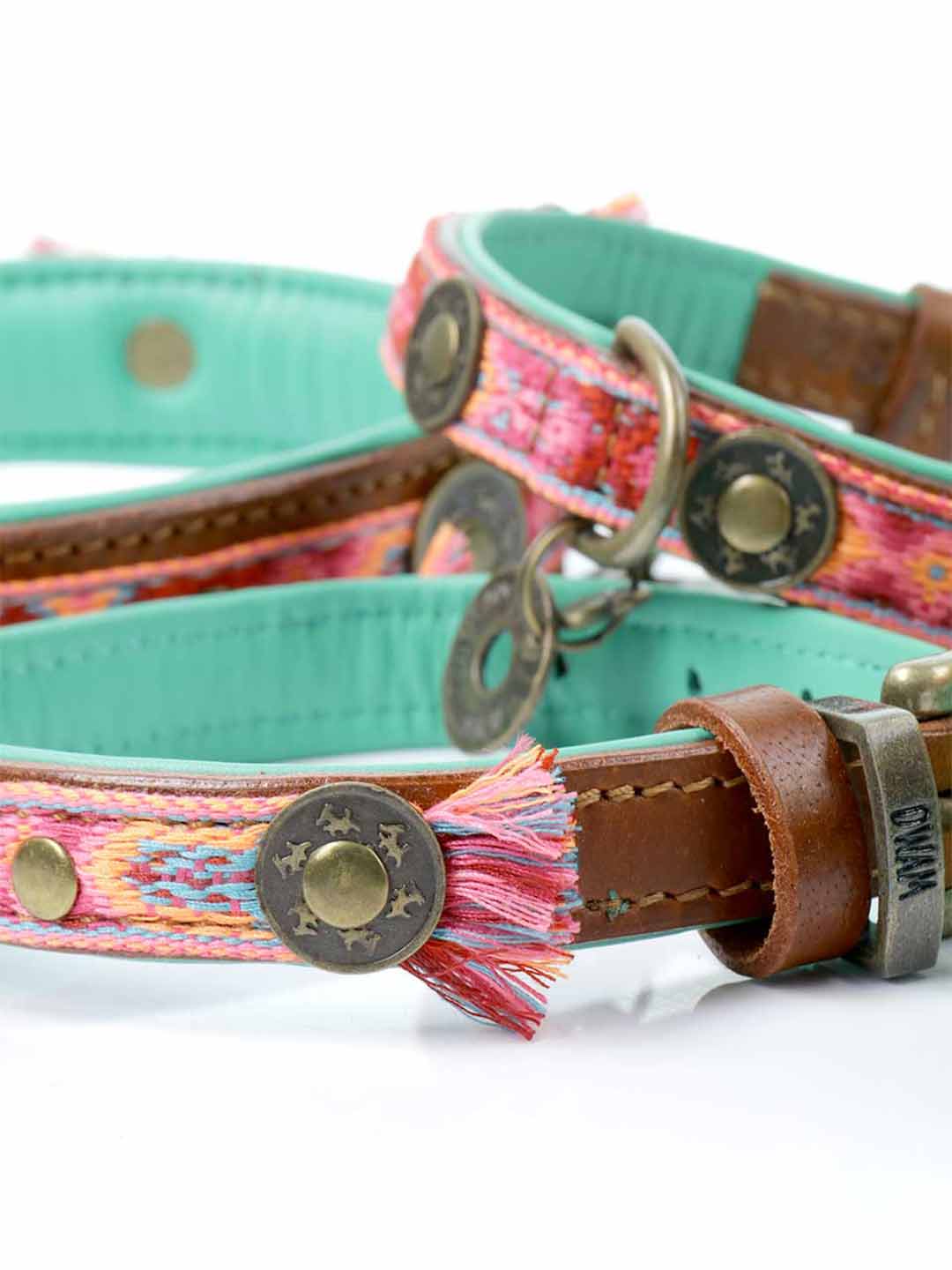 BOHO ROSA DOG COLLARS / DOG WITH A MISSION