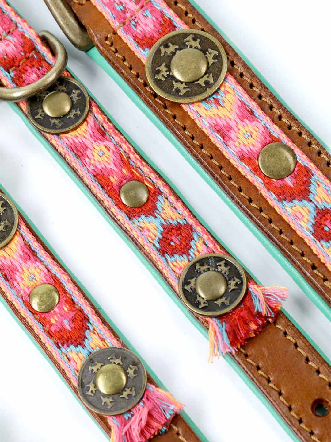 BOHO ROSA DOG COLLARS / DOG WITH A MISSION