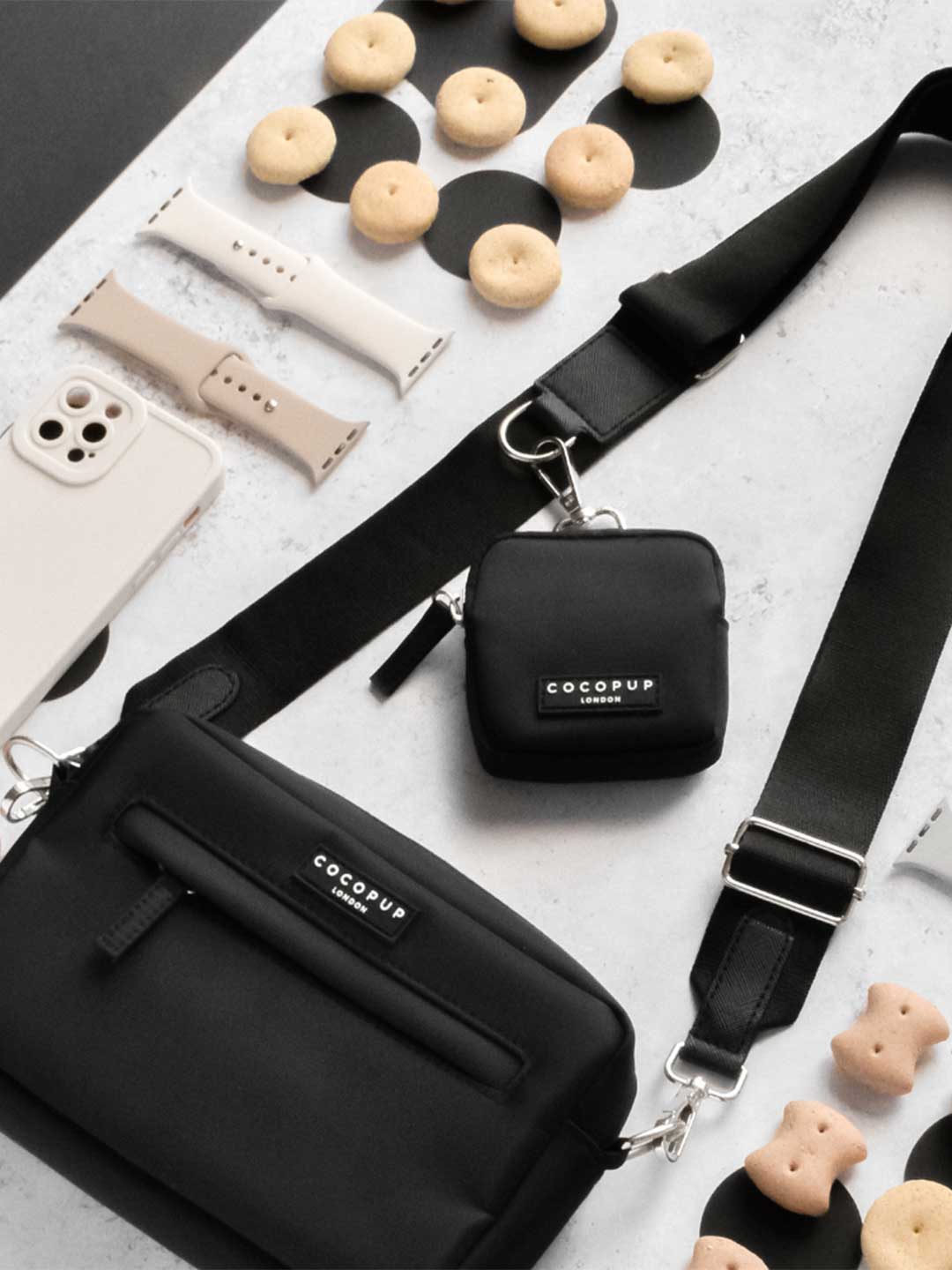 Mini Treats Pouch Black / COCOPUP