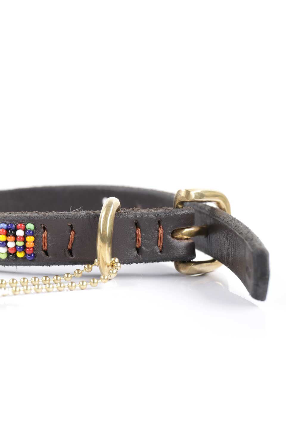 Confetti Beaded Dog Collar 8" コンフェッティ・ビーズドッグカラー / by THE KENYAN COLLECTION