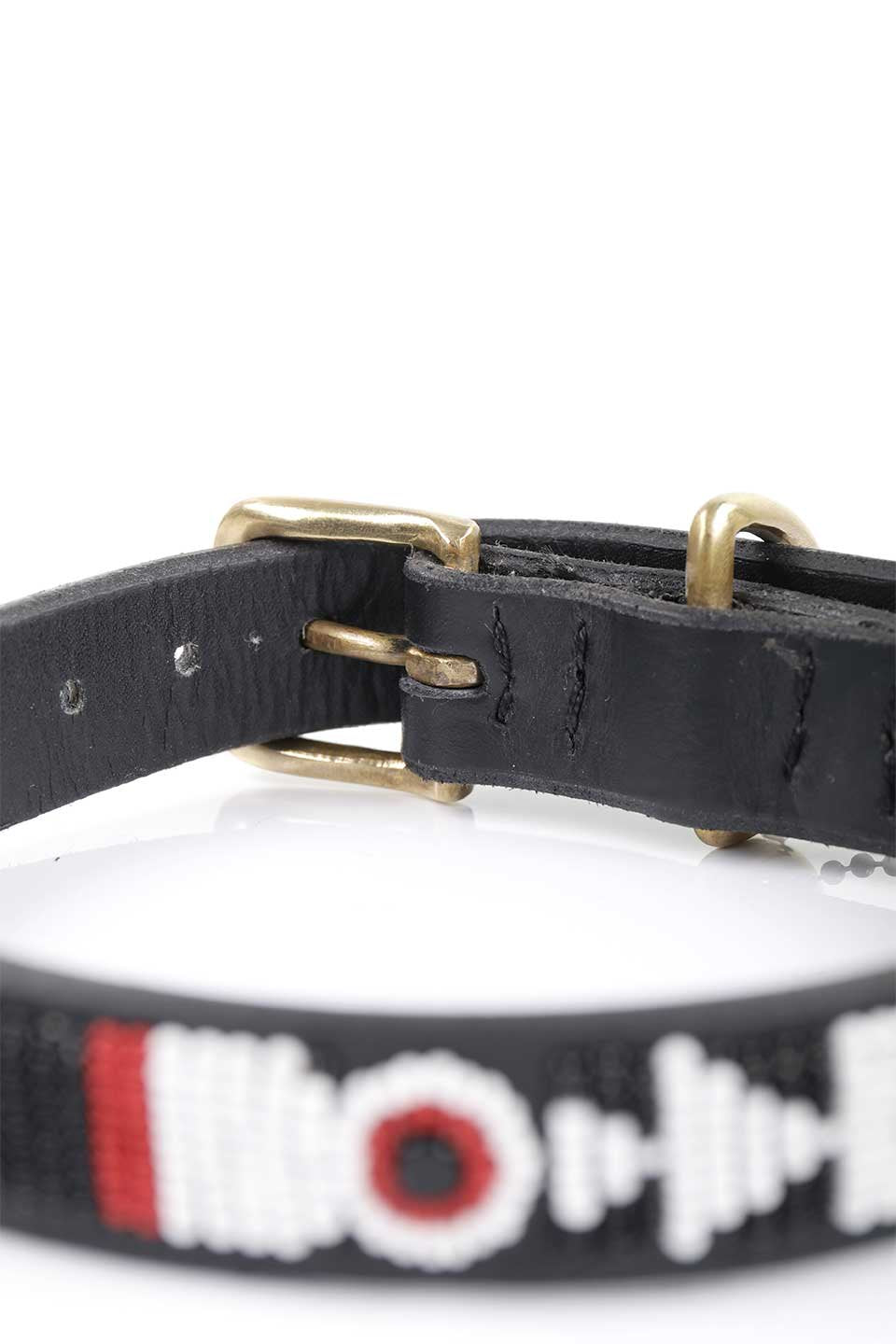 Maasai Shield Beaded Dog Collar 14" マサイシールド・ビーズドッグカラー / by THE KENYAN COLLECTION