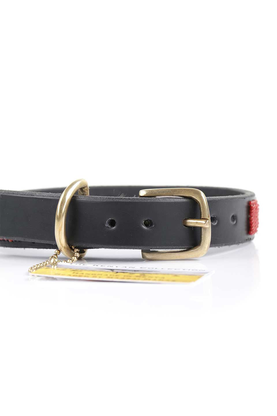 Maasai Shield Beaded Dog Collar 14" マサイシールド・ビーズドッグカラー / by THE KENYAN COLLECTION