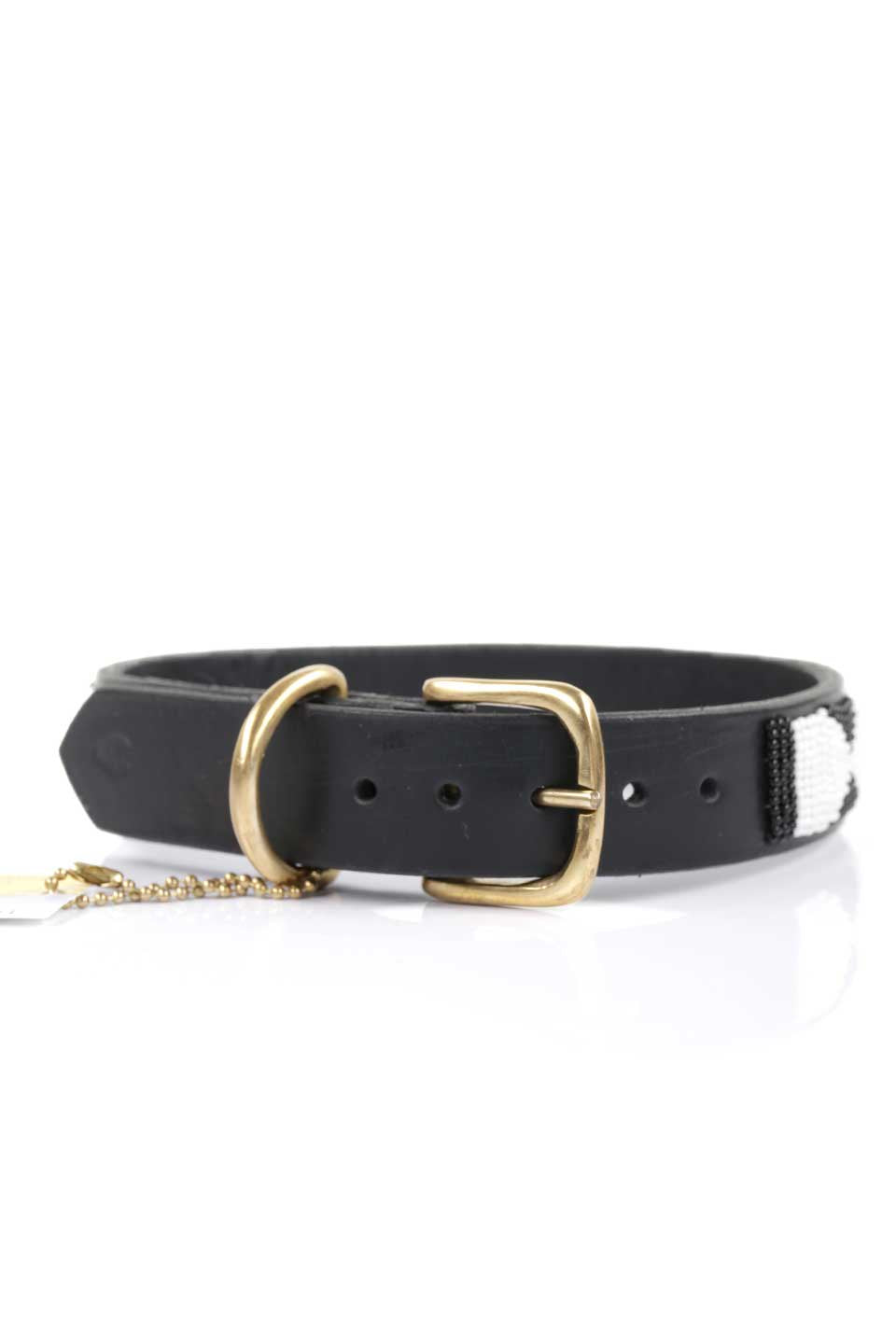 Evony&Ivory Beaded Dog Collar 16" エボニー&アイボリー・ビーズドッグカラー / by THE KENYAN COLLECTION