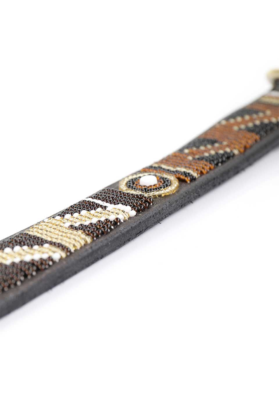18" Earth Beads Dog Collar / THE KENYAN COLLECTION