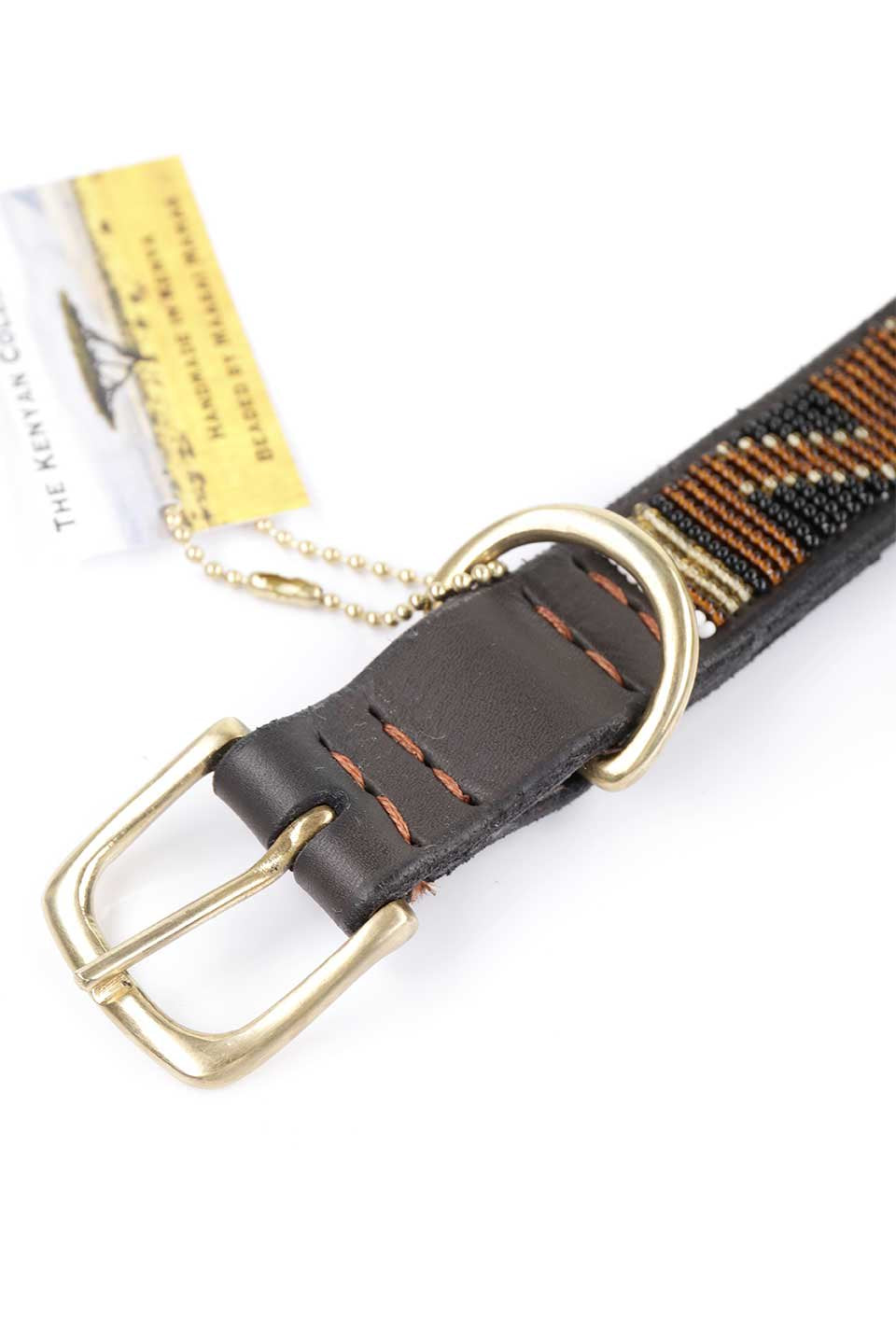 18" Earth Beads Dog Collar / THE KENYAN COLLECTION
