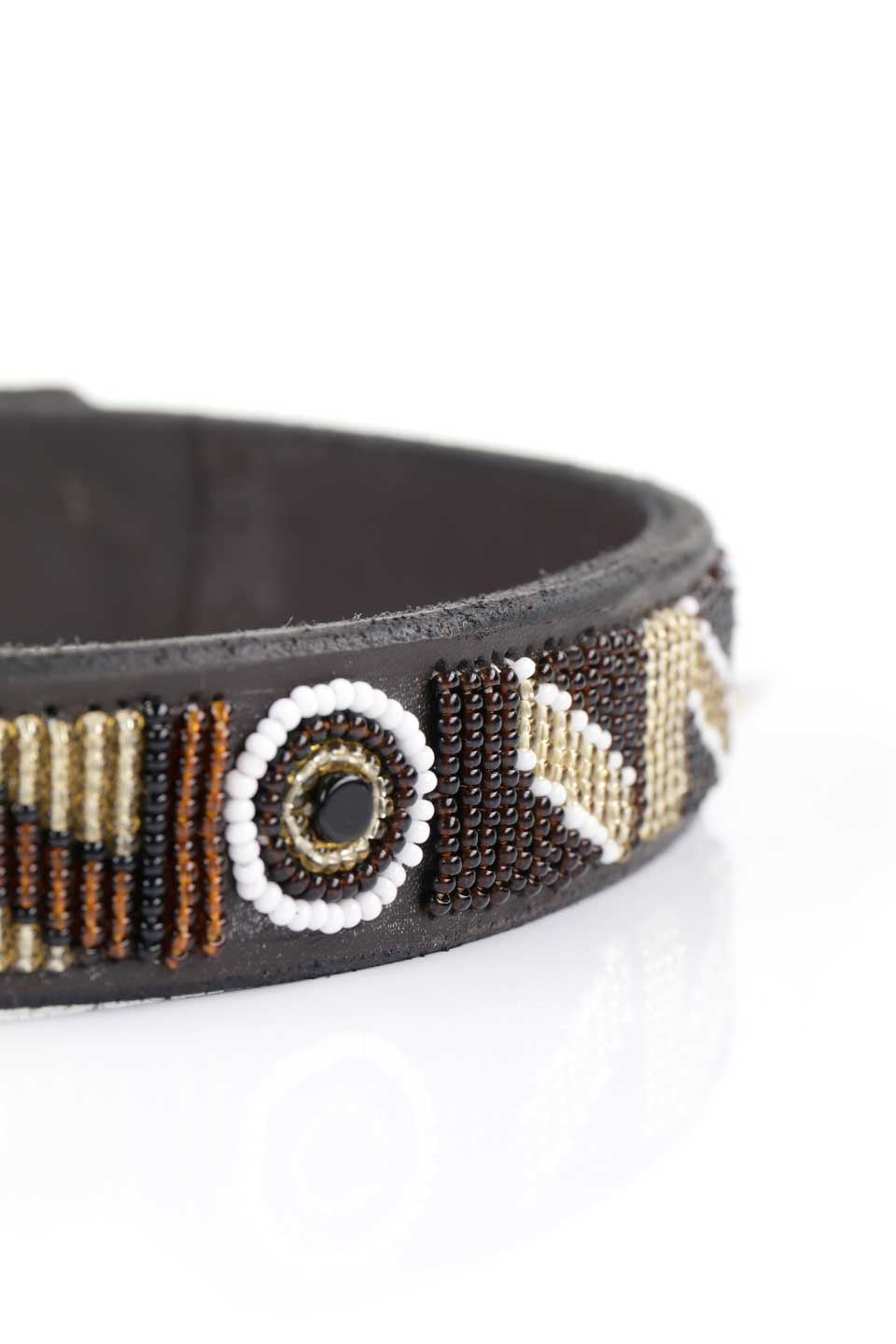 Earth Beaded Dog Collar 18" アース・ビーズドッグカラー / by THE KENYAN COLLECTION
