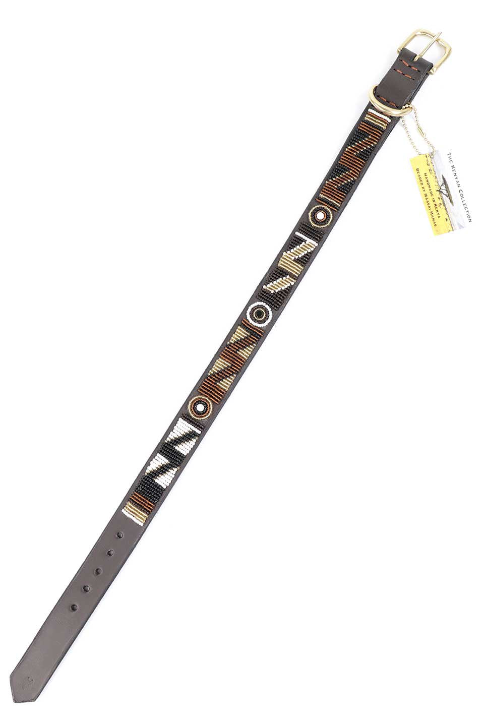 Earth Beaded Dog Collar 18" アース・ビーズドッグカラー / by THE KENYAN COLLECTION