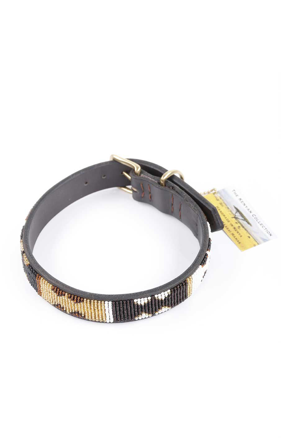 Earth Beaded Dog Collar 16" アース・ビーズドッグカラー / by THE KENYAN COLLECTION