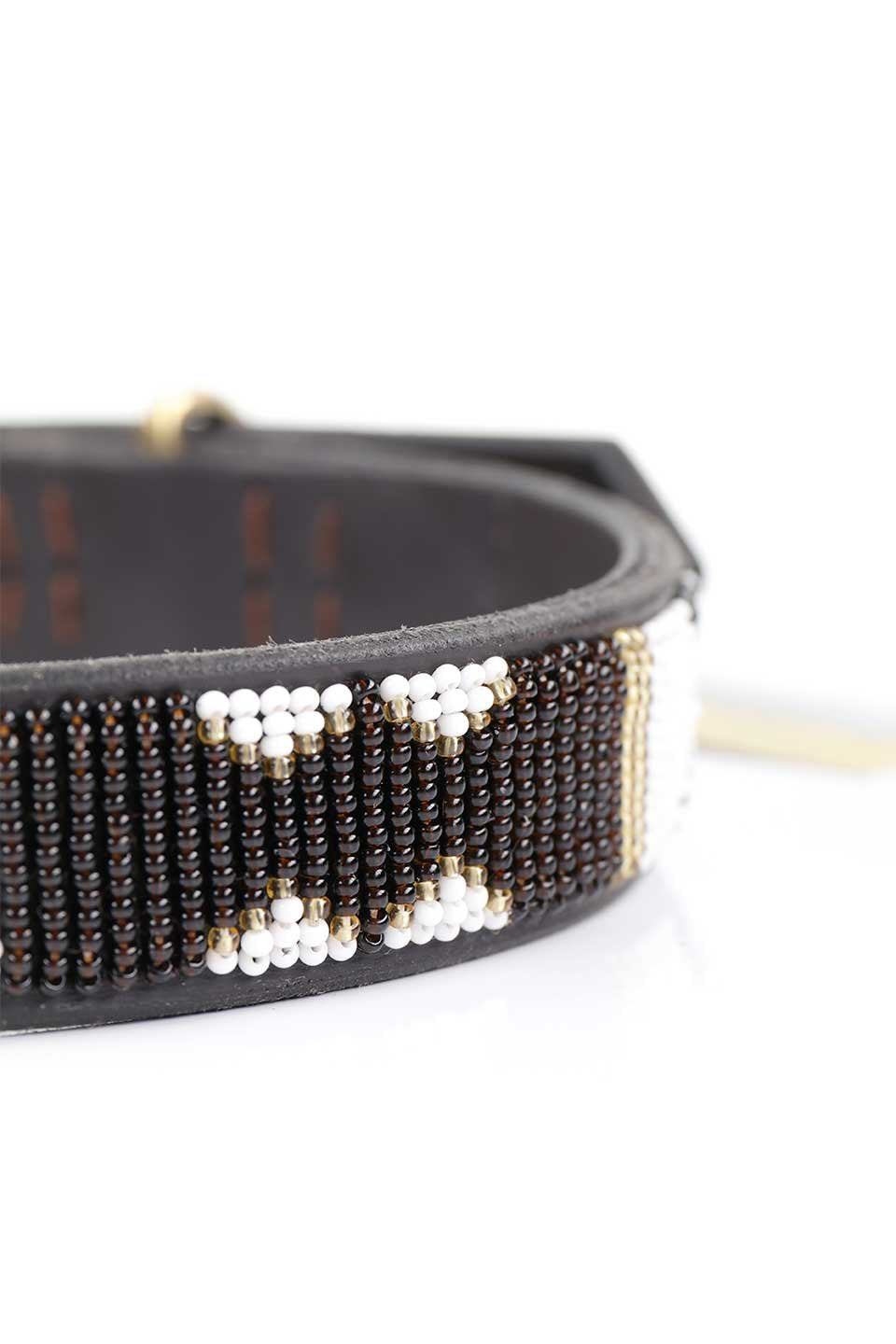 Earth Beaded Dog Collar 16" アース・ビーズドッグカラー / by THE KENYAN COLLECTION