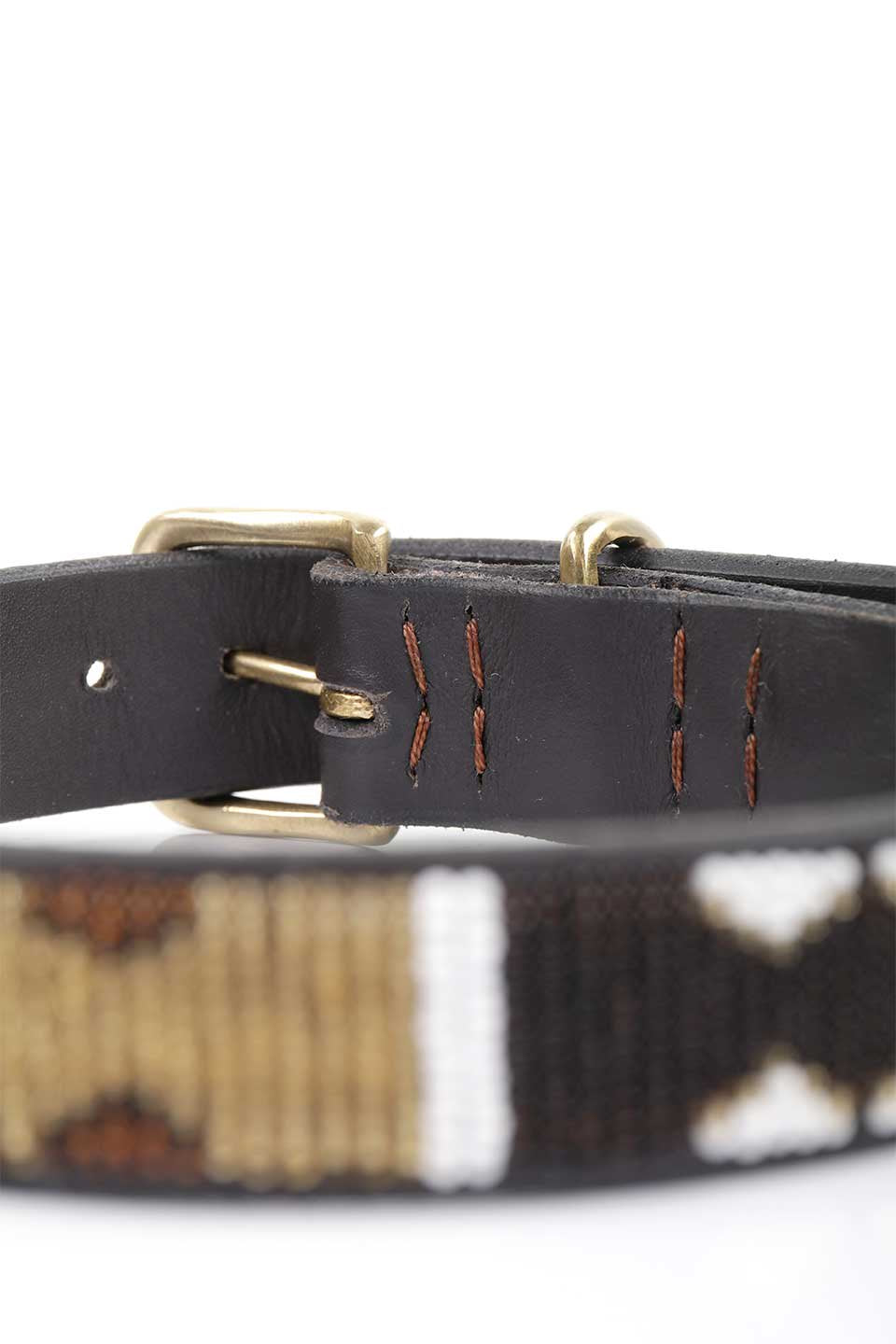 Earth Beaded Dog Collar 16" アース・ビーズドッグカラー / by THE KENYAN COLLECTION