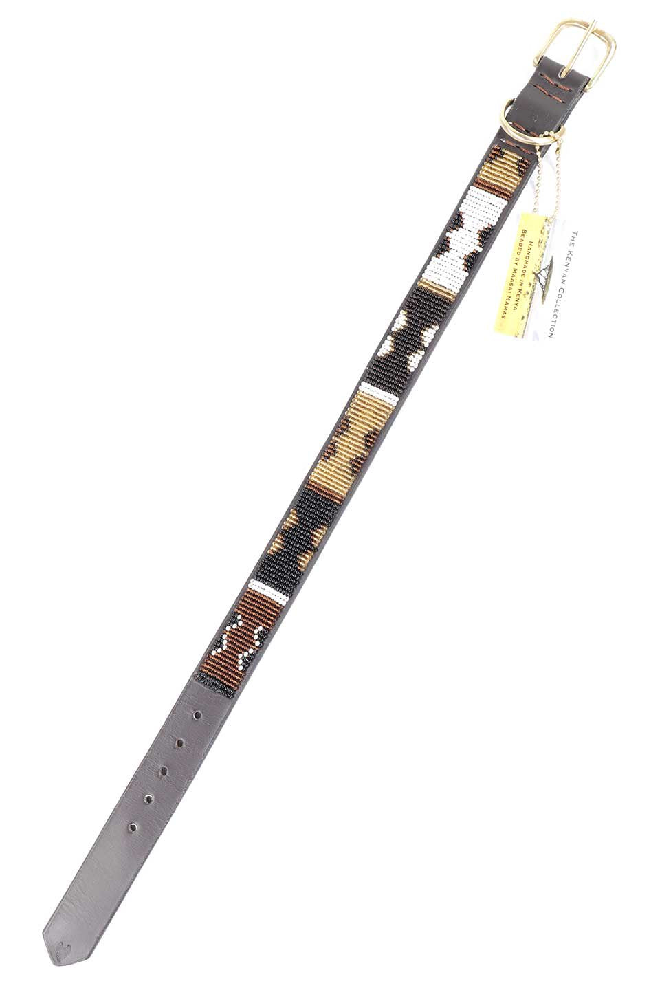 Earth Beaded Dog Collar 16" アース・ビーズドッグカラー / by THE KENYAN COLLECTION