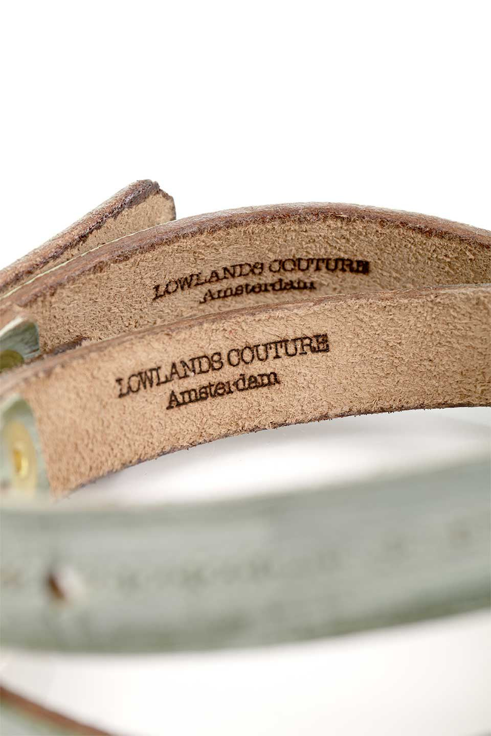 Gray Green グレーグリーン・本革ドッグカラー / by Lowlands COUTURE