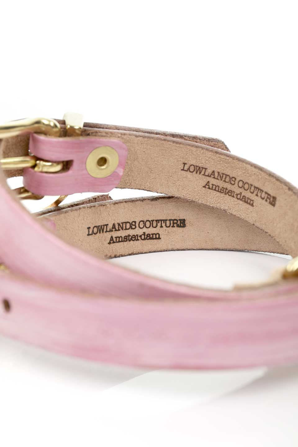 Milky Pink ミルキーピンク・本革ドッグカラー / by Lowlands COUTURE
