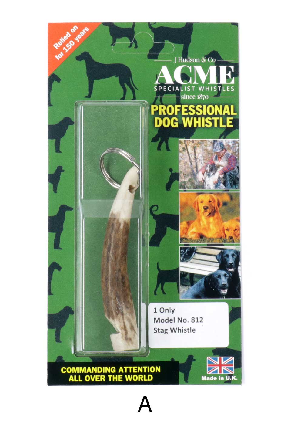 Stag Horn Whistle 2-Tone 鹿角製・2トーンドッグホイッスル / Acme