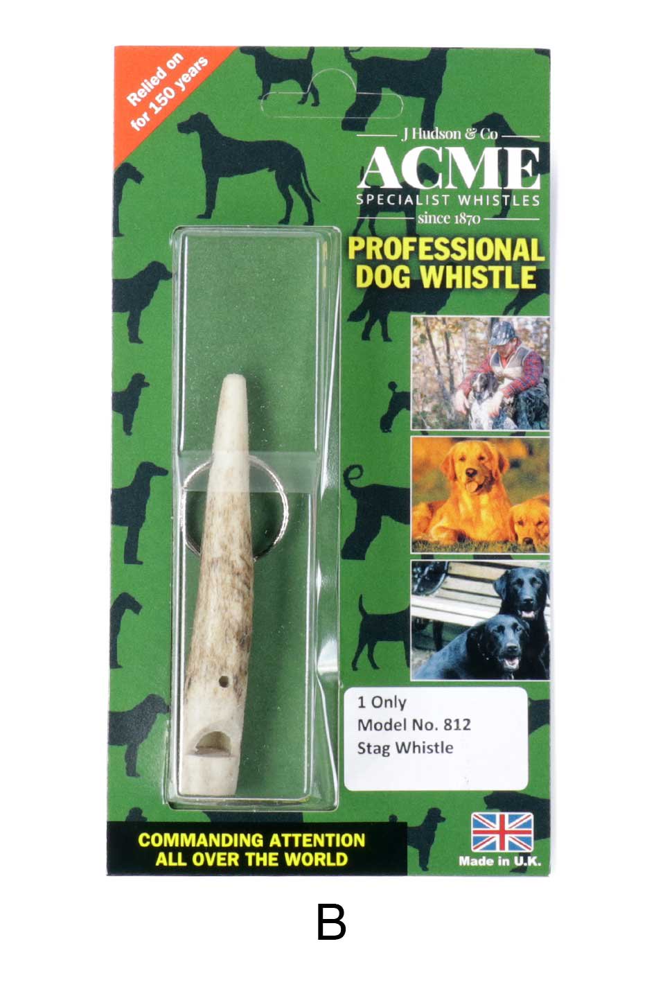 Stag Horn Whistle 2-Tone 鹿角製・2トーンドッグホイッスル / Acme
