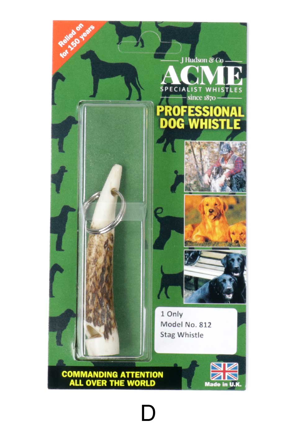 Stag Horn Whistle 2-Tone 鹿角製・2トーンドッグホイッスル / Acme