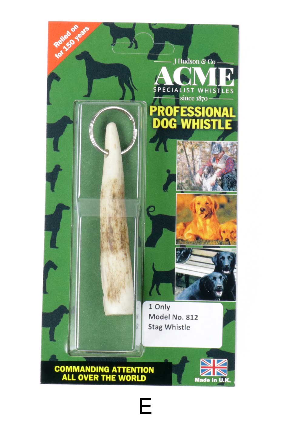 Stag Horn Whistle 2-Tone 鹿角製・2トーンドッグホイッスル / Acme