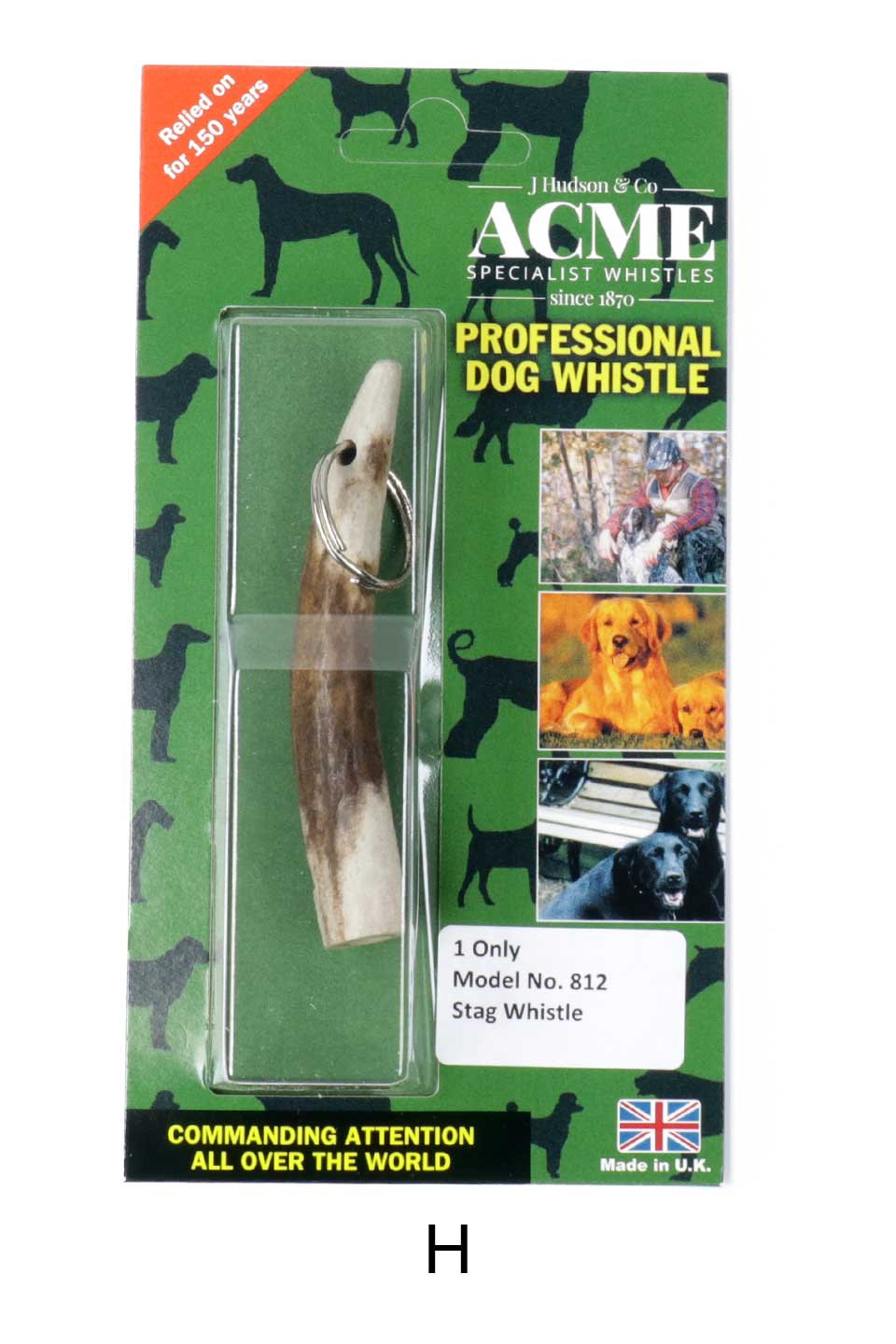 Stag Horn Whistle 2-Tone 鹿角製・2トーンドッグホイッスル / Acme