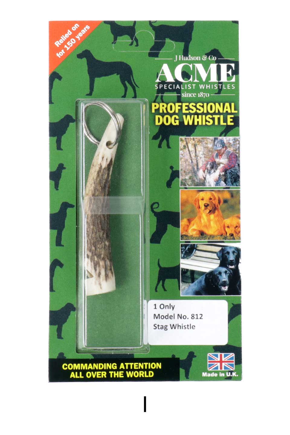 Stag Horn Whistle 2-Tone 鹿角製・2トーンドッグホイッスル / Acme
