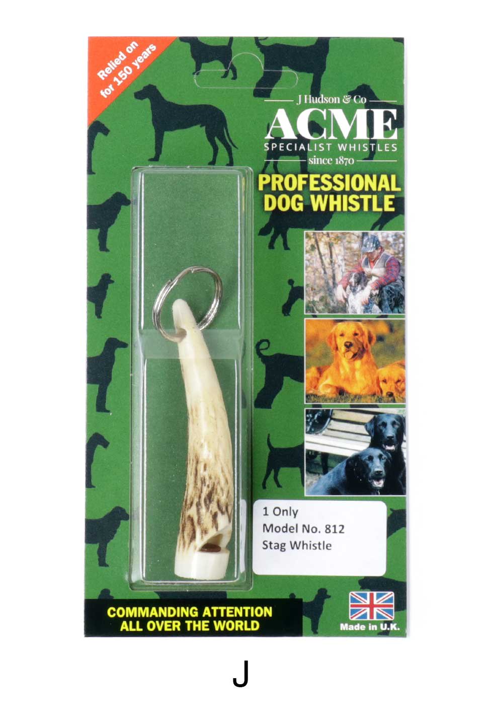 Stag Horn Whistle 2-Tone 鹿角製・2トーンドッグホイッスル / Acme