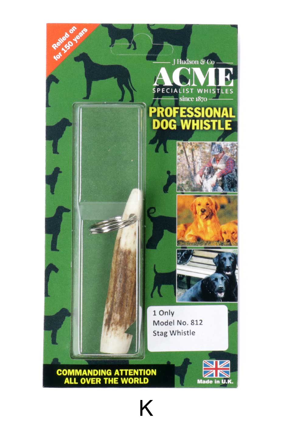 Stag Horn Whistle 2-Tone 鹿角製・2トーンドッグホイッスル / Acme