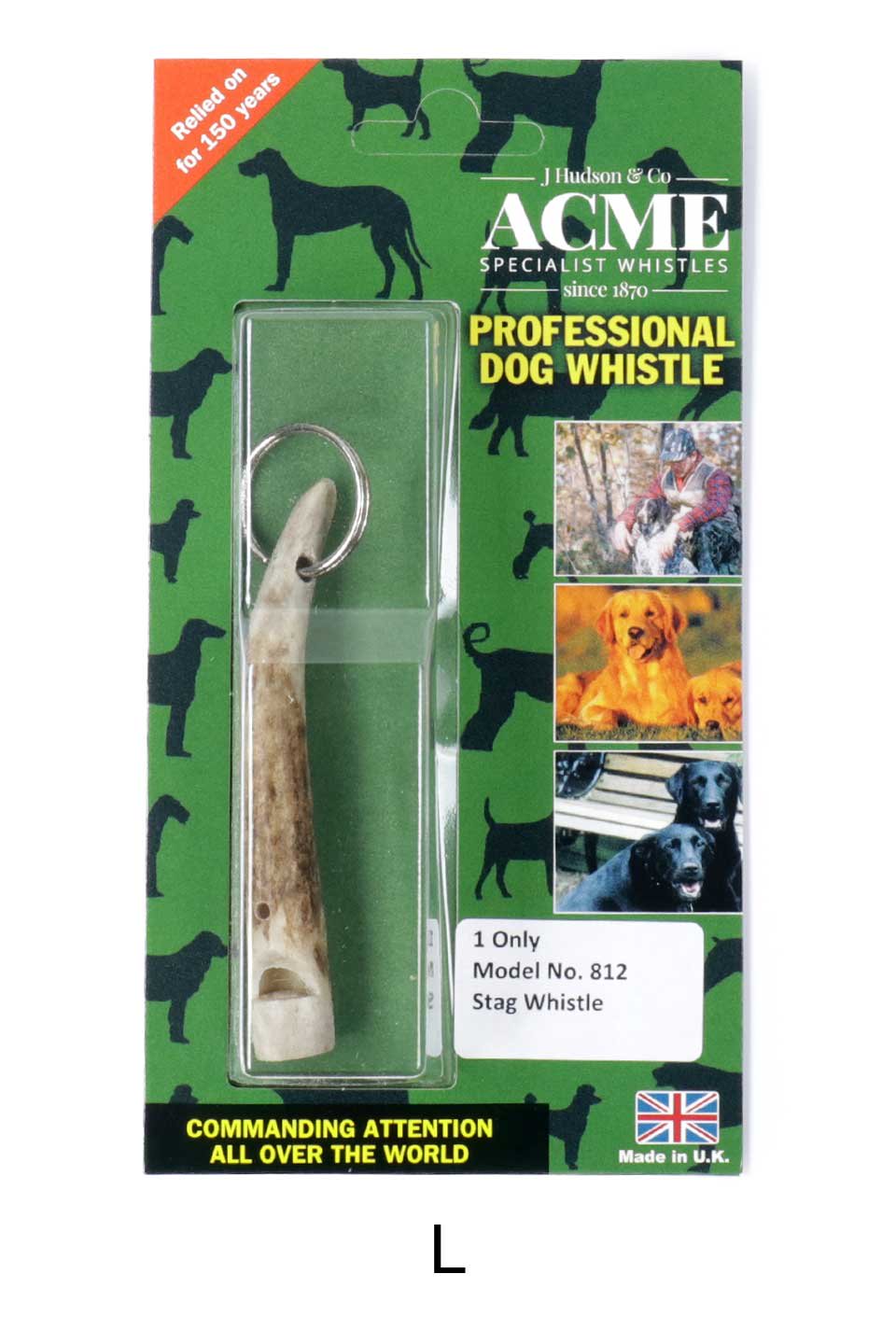 Stag Horn Whistle 2-Tone 鹿角製・2トーンドッグホイッスル / Acme