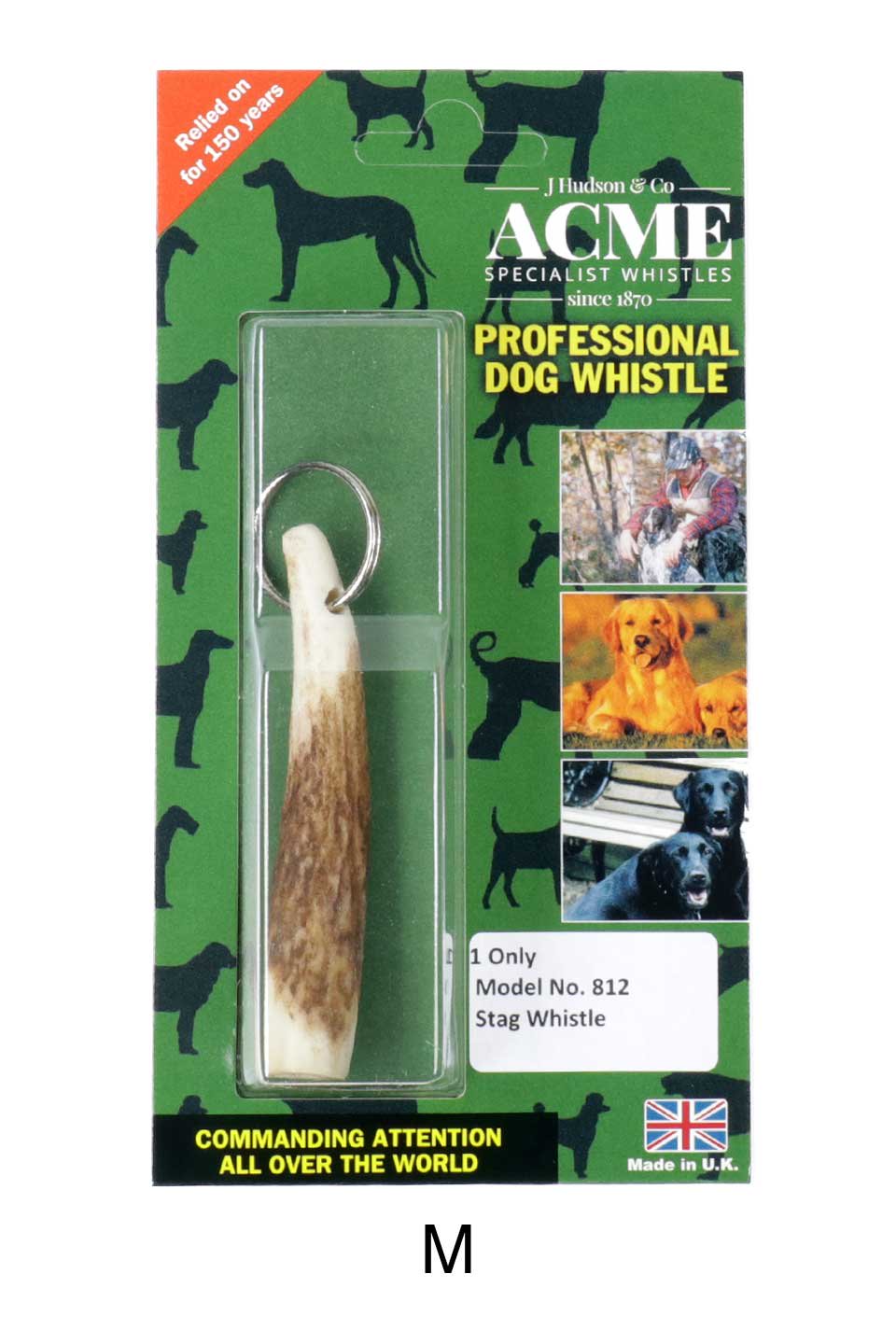 Stag Horn Whistle 2-Tone 鹿角製・2トーンドッグホイッスル / Acme
