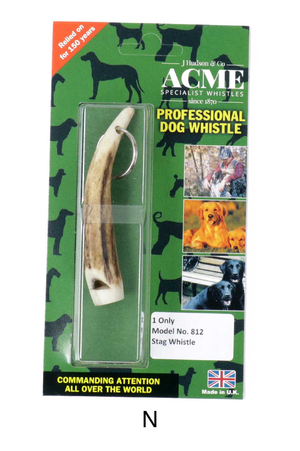 Stag Horn Whistle 2-Tone 鹿角製・2トーンドッグホイッスル / Acme