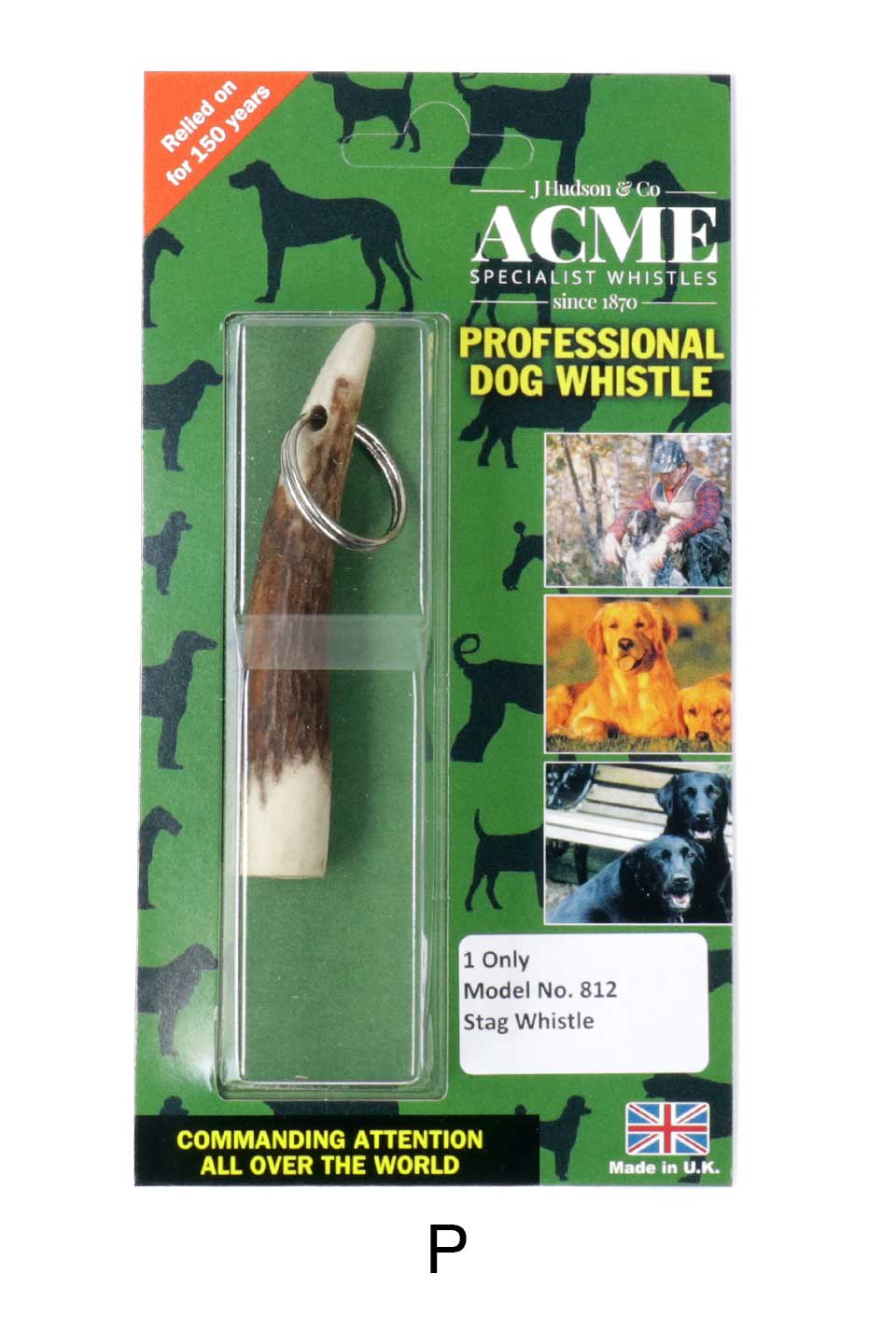 Stag Horn Whistle 2-Tone 鹿角製・2トーンドッグホイッスル / Acme