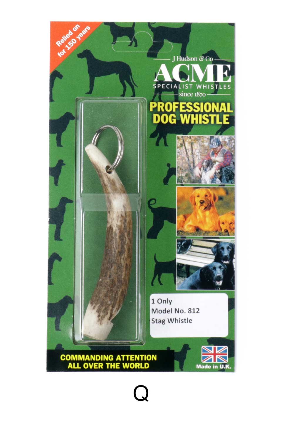 Stag Horn Whistle 2-Tone 鹿角製・2トーンドッグホイッスル / Acme