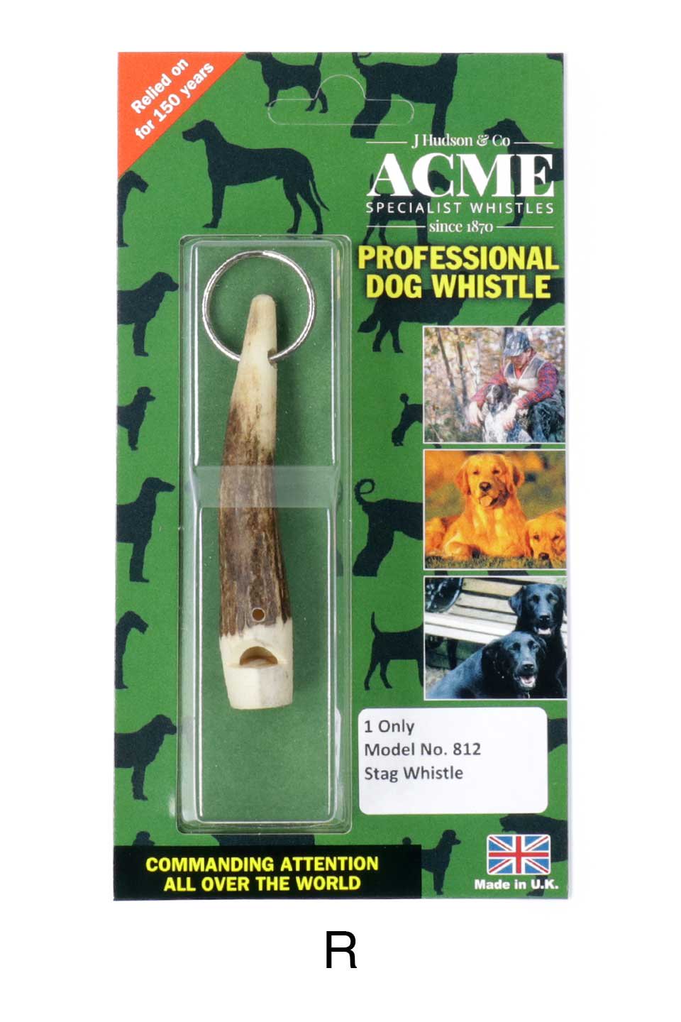 Stag Horn Whistle 2-Tone 鹿角製・2トーンドッグホイッスル / Acme