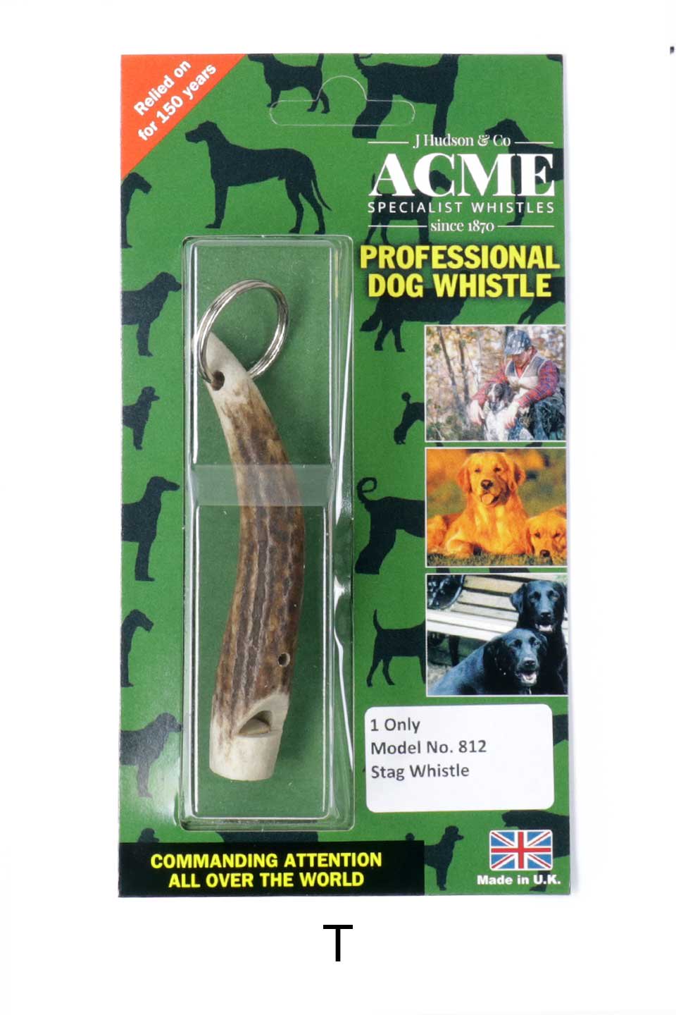 Stag Horn Whistle 2-Tone 鹿角製・2トーンドッグホイッスル / Acme
