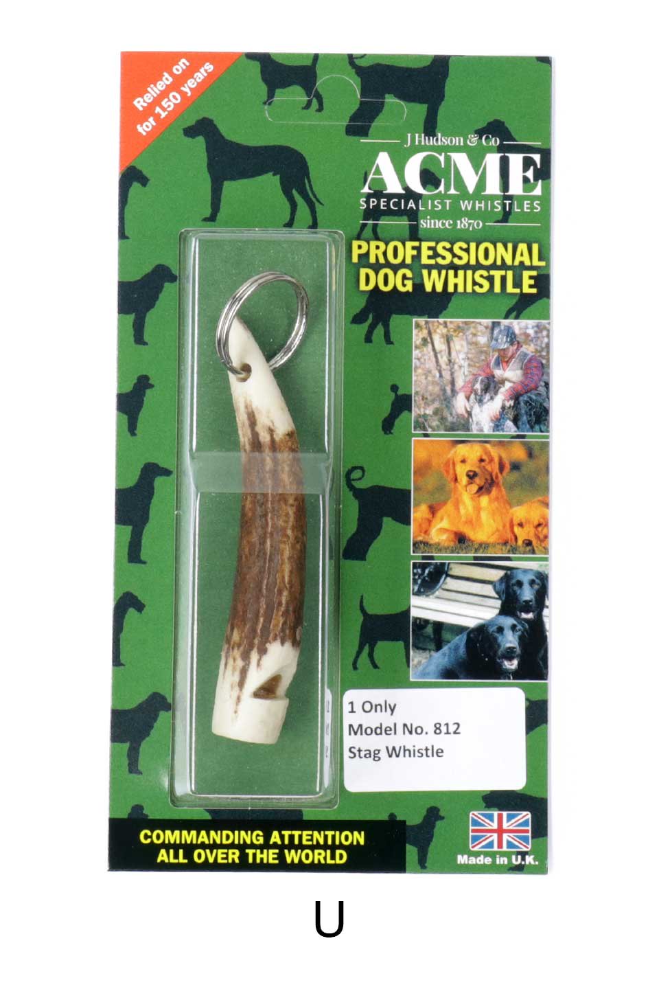 Stag Horn Whistle 2-Tone 鹿角製・2トーンドッグホイッスル / Acme
