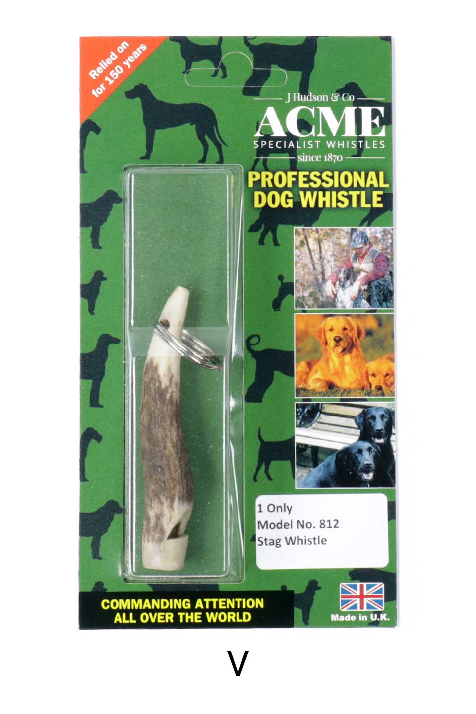 Stag Horn Whistle 2-Tone 鹿角製・2トーンドッグホイッスル / Acme