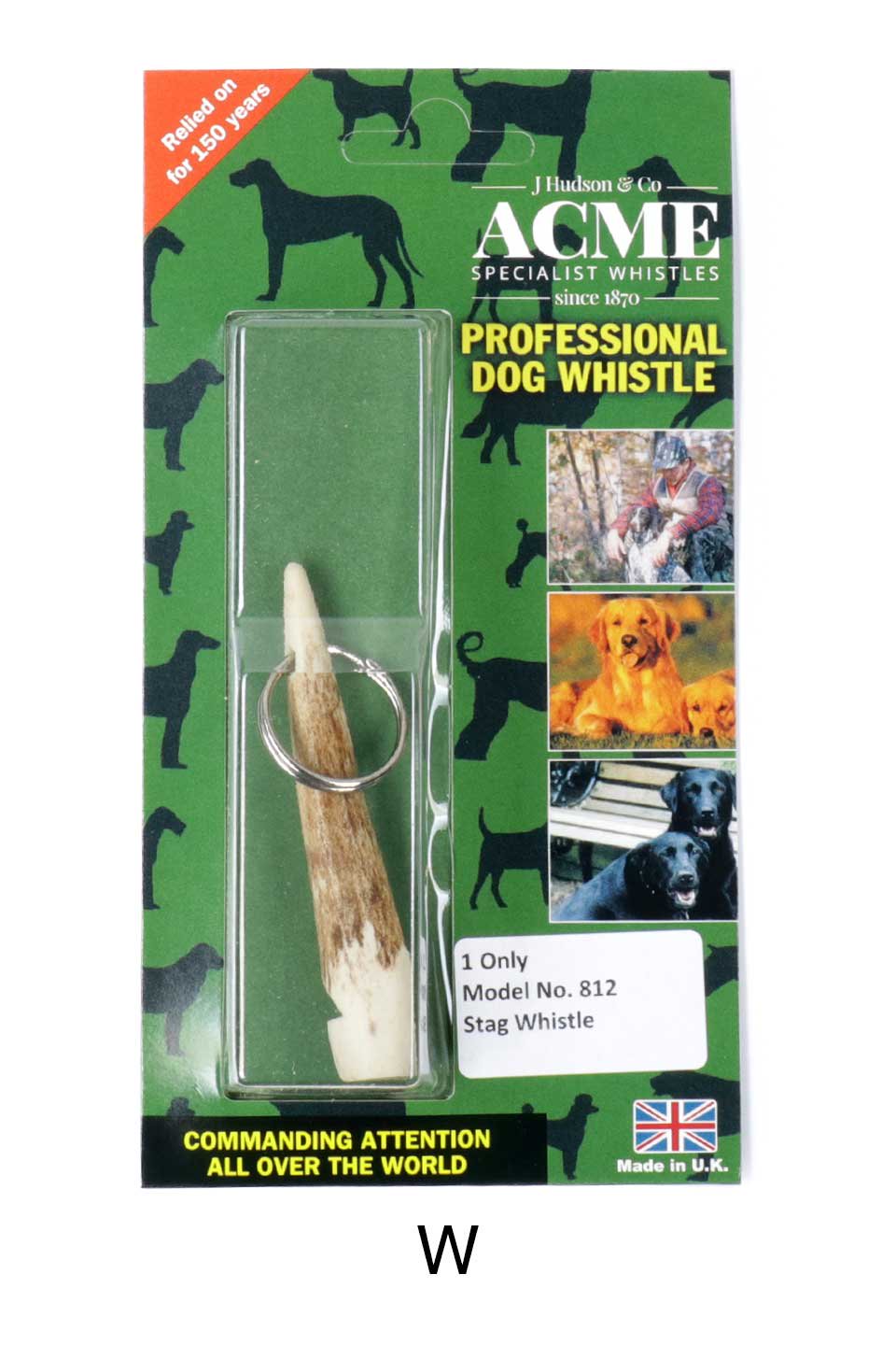 Stag Horn Whistle 2-Tone 鹿角製・2トーンドッグホイッスル / Acme