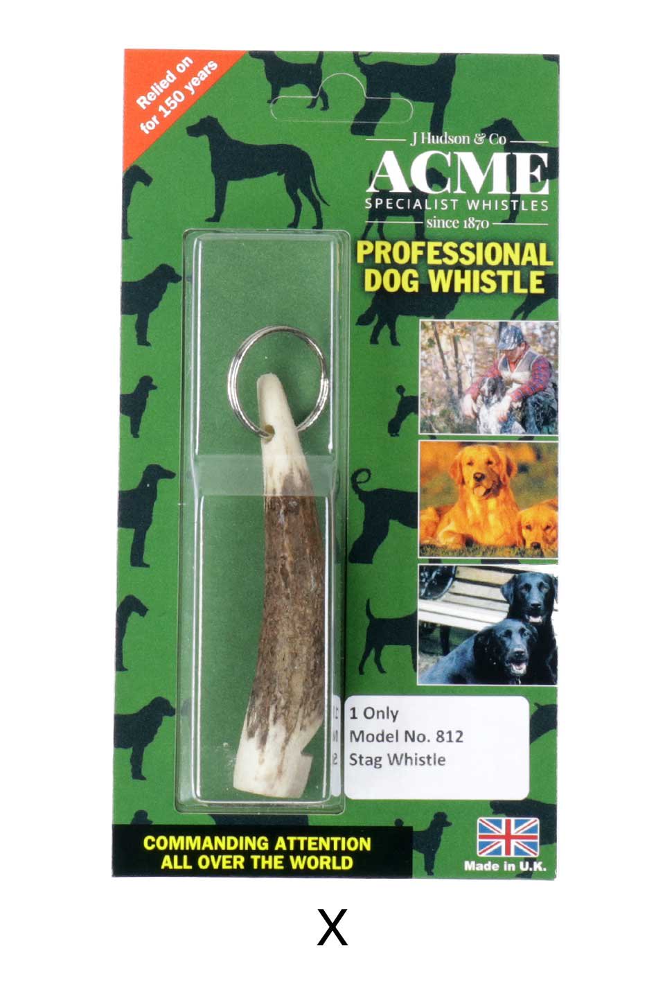 Stag Horn Whistle 2-Tone 鹿角製・2トーンドッグホイッスル / Acme