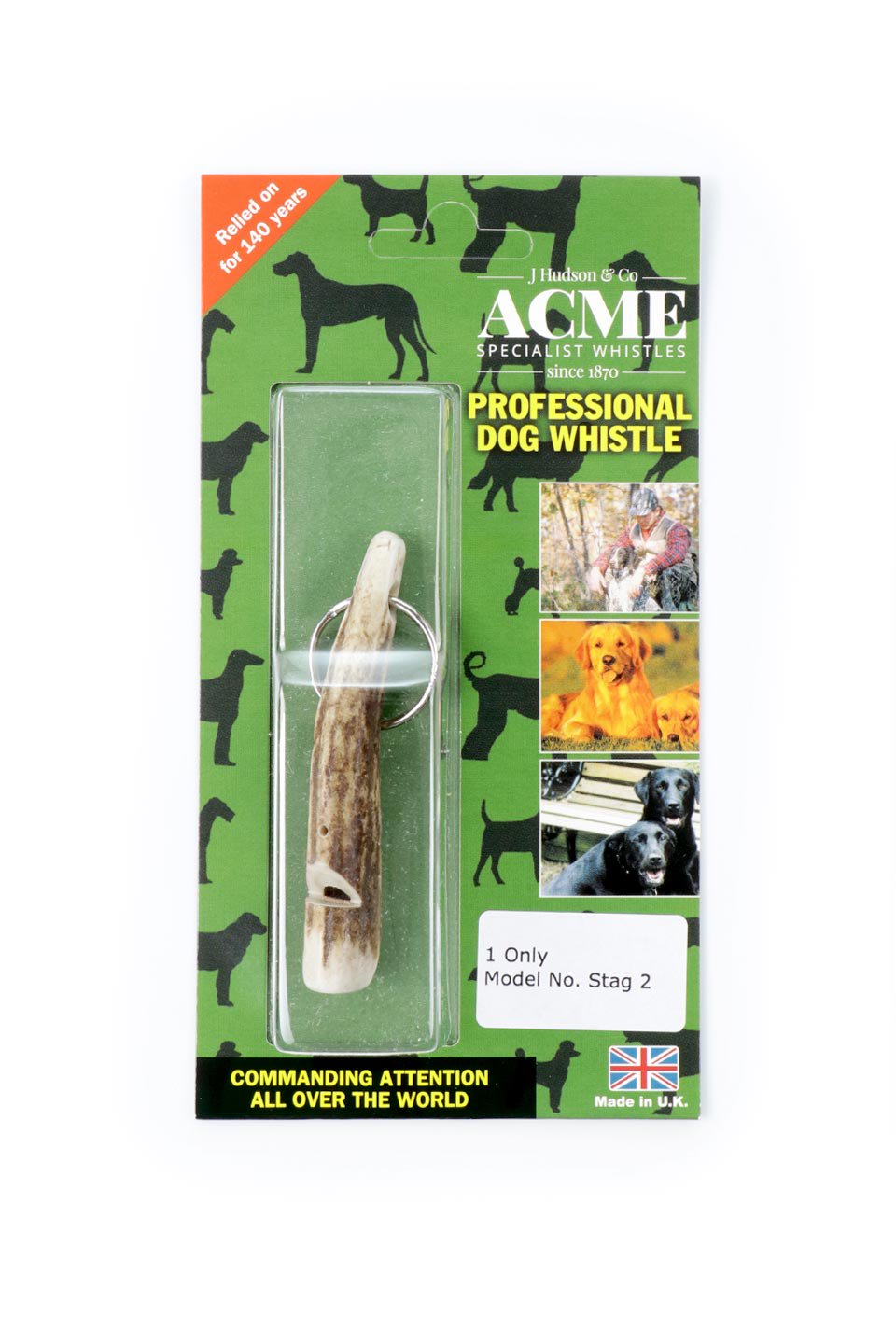 Stag Horn Whistle 2-Tone 鹿角製・2トーンドッグホイッスル / Acme