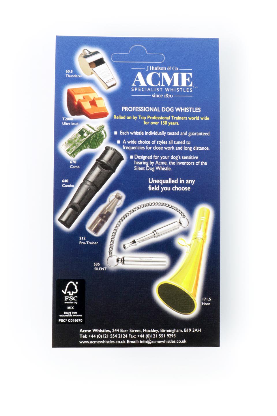 Stag Horn Whistle 2-Tone 鹿角製・2トーンドッグホイッスル / Acme