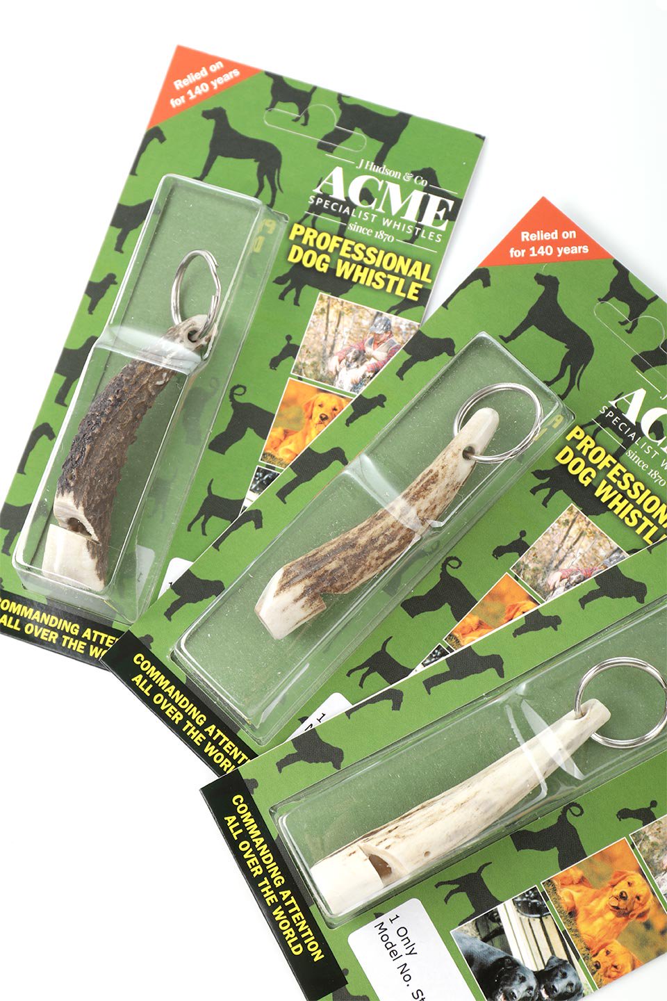 Stag Horn Whistle 2-Tone 鹿角製・2トーンドッグホイッスル / Acme
