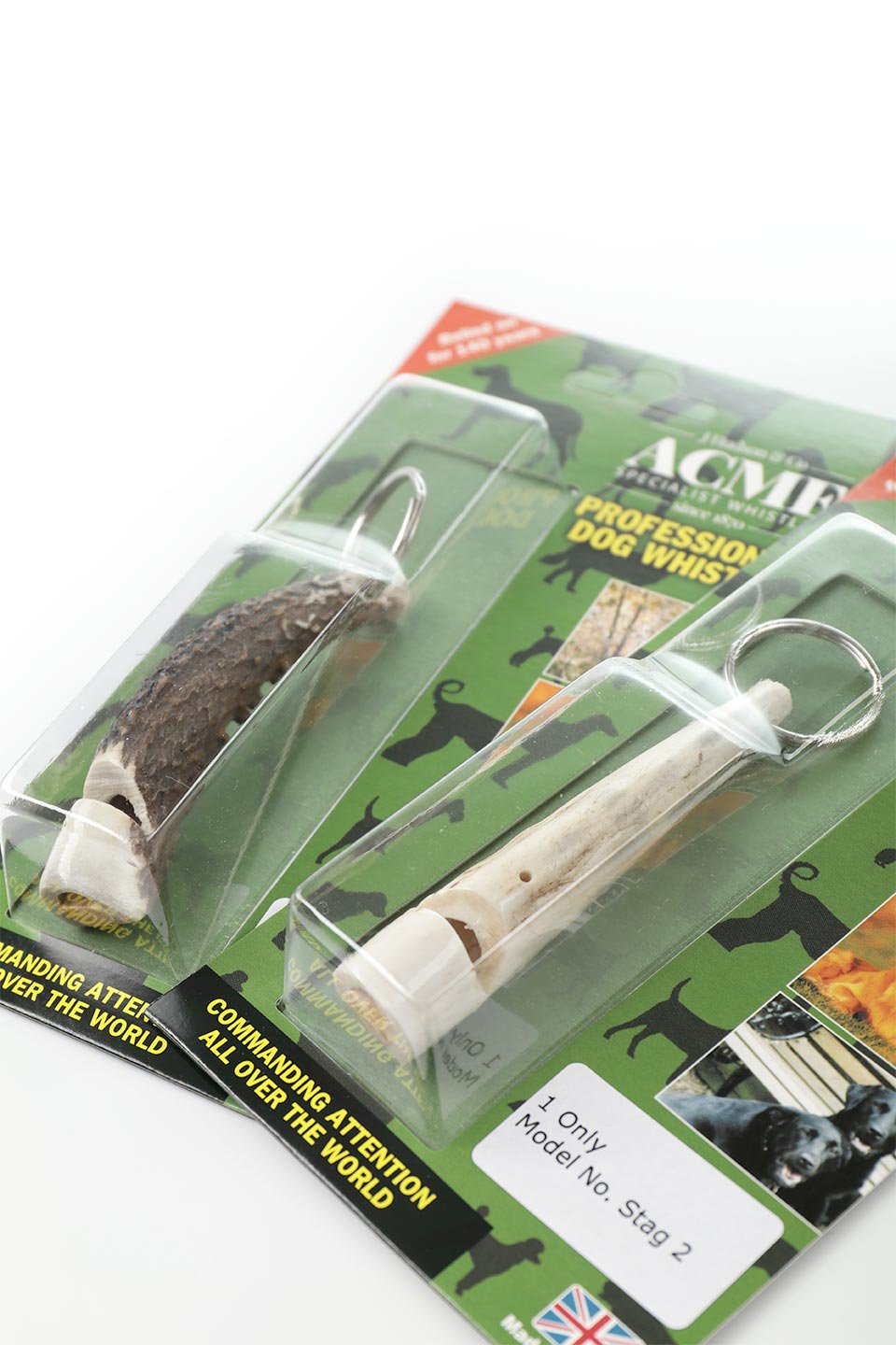 Stag Horn Whistle 2-Tone 鹿角製・2トーンドッグホイッスル / Acme
