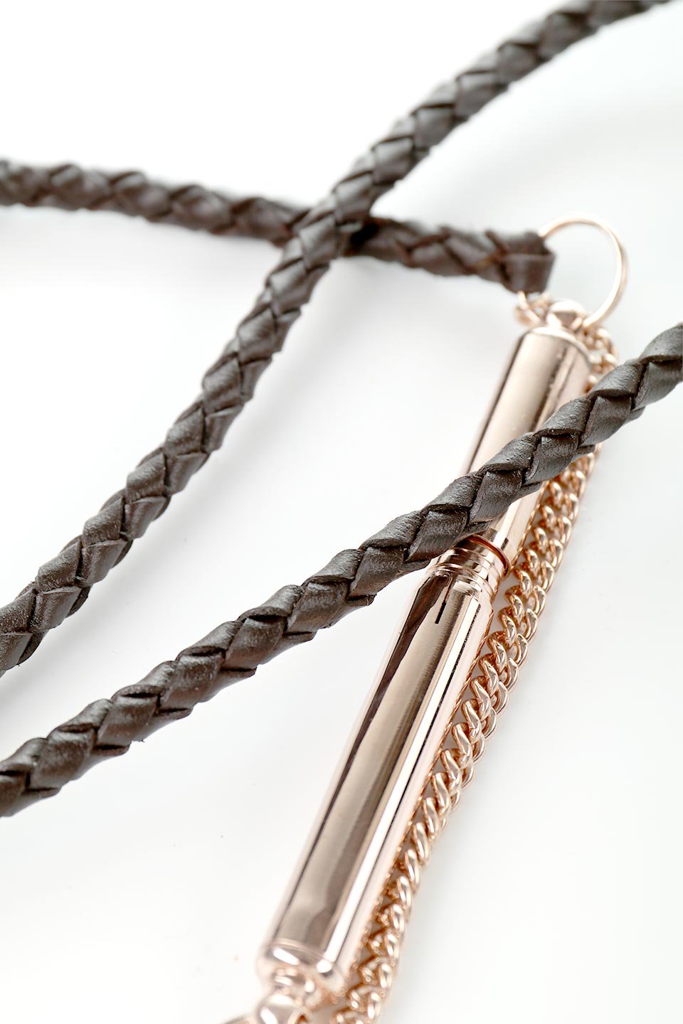 Neck Leather Lanyard 本革・編み込みレザーネックレス / Acme