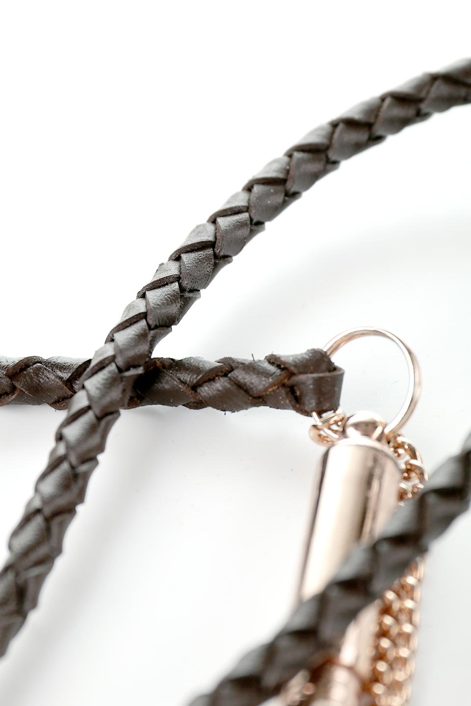 Neck Leather Lanyard 本革・編み込みレザーネックレス / Acme
