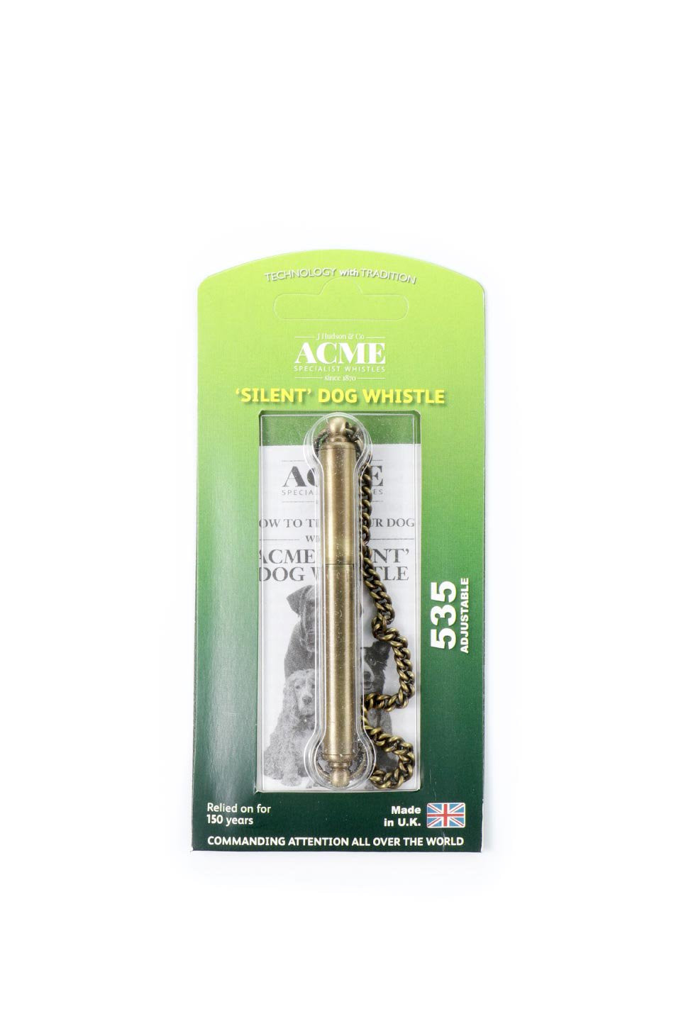 Acme Silent Dog Whistle (Antique Brass) アクメ社・サイレントドッグホイッスル(アンティークブラス) / Acme